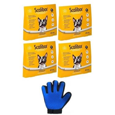 Imagem de Kit 4 Coleiras Antipulgas Scalibor Cães Pequenos 48CM