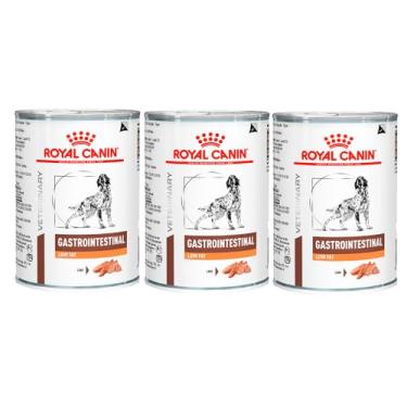 Imagem de Kit 3un.Ração Úmida Lata Royal Canin Veterinary Gastrointestinal Low Fat Cães Adultos 420g