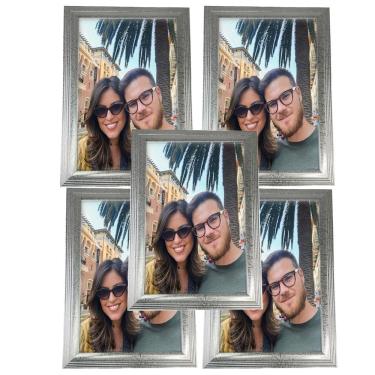 Imagem de Porta Retrato 20x30 Moldura Parede Kit 5 Unidades Foto Sala Quarto Casa Fotografia Decoraçao