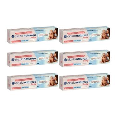 Imagem de Creme Para Assaduras Cia da Natureza Baby 45g - Kit C/ 6un