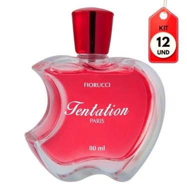 Imagem de Kit C/12 Fiorucci Tentation Deo Colônia 80ml