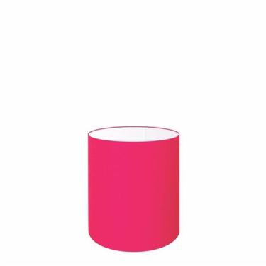 Imagem de Cúpula Abajur Cilíndrica Cp-8001 Ø13x15cm Rosa Pink