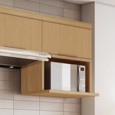 Imagem de Armário Aéreo 1 Porta Marquesa 100% Mdf Marrom