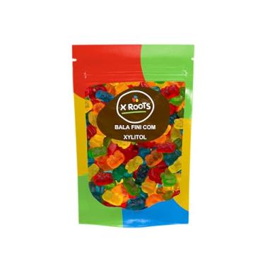 Imagem de Bala De Ursinho Fini Com Xylitol Sem Açucar 1kg - X Roots