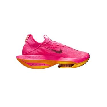 Imagem de NIKE Tênis de corrida feminino Air Zoom, Hyper Pink Preto Laser Laranja, 3.5 UK