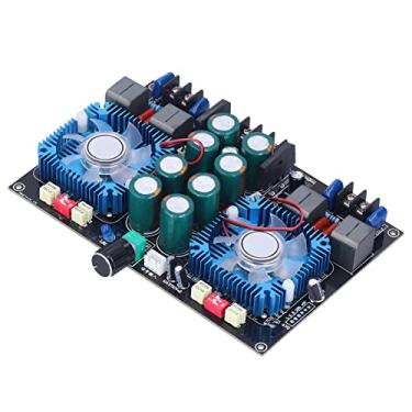 Imagem de Placa Amplificadora de Potência Digital, Módulo de áudio de Canal Duplo de Alta Precisão Com Ventilador de Resfriamento, para Home Theaters, Salas de Aula Multimídia, Material PCB