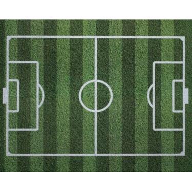 Imagem de Tapete Infantil Atividade Bebê Futebol Termico 100x120cm