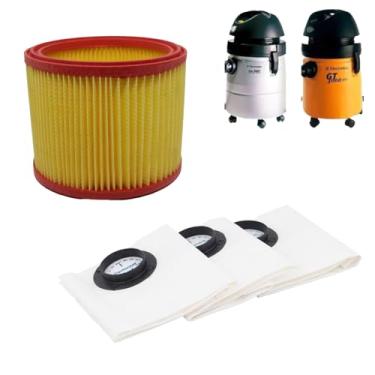 Imagem de Kit Saco E Filtro Permanente Aspirador Electrolux A20 GT3000 65mm