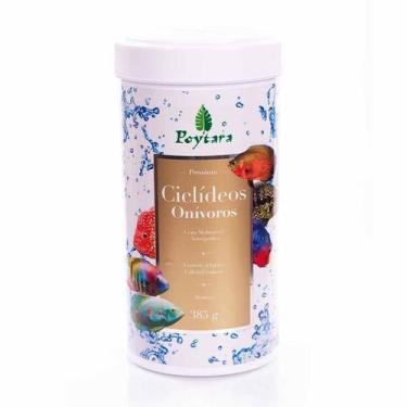 Imagem de Alimento Potyara para Peixes Ciclídeos Onívoros - 385g - Poytara