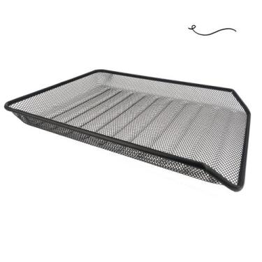 Imagem de Bandeja organizadora multiuso de mesa de escritório preta - Markys Sto