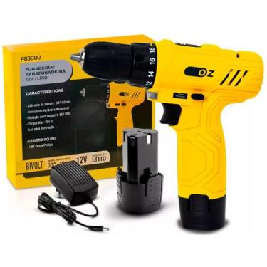 Imagem de Furadeira Parafusadeira 3/8 A Bateria 12v Lítio Oz