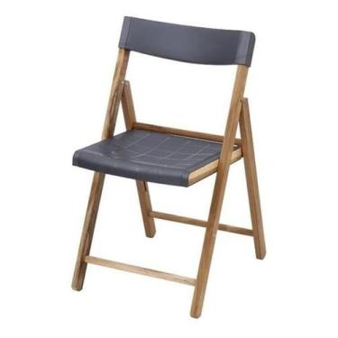 Imagem de Cadeira De Madeira- 77X42Cm - Tramontina - Cinza-Escuro