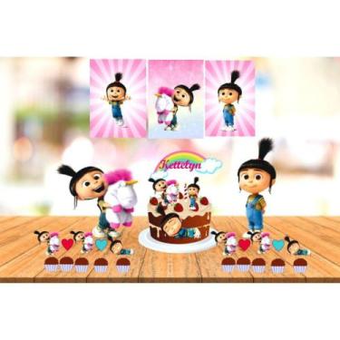 Imagem de Kit Festa só um bolinho  Agnes meu malvado favorito - marilindapersona