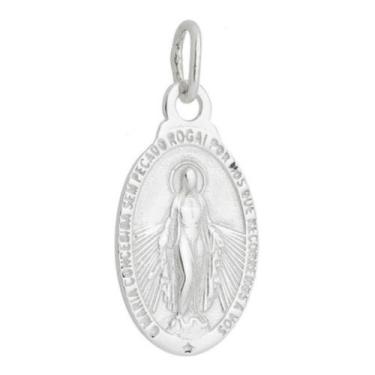Imagem de Medalha Nossa Senhora Das Graças Florenzza Em Prata 950 - Florenzza Jó
