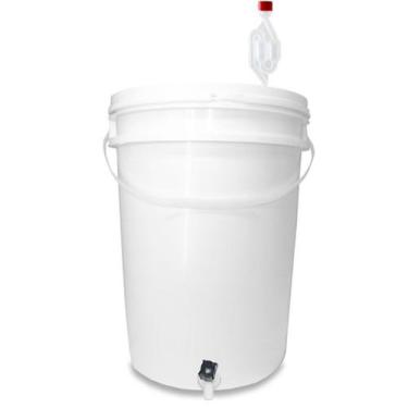 Imagem de Balde 22 Litros Fermentador Torneira Airlock Completo Fermentar Bebibd