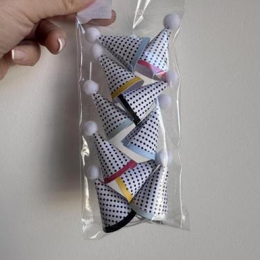 Imagem de 10 Mini Chapeuzinhos Pompom Decorativos Corrida Vintage Carrinhos Carr