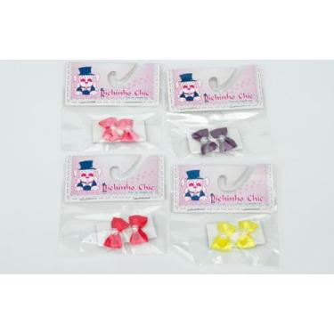 Imagem de Fita Cetim para Cachorro e Gato Pet - Bichinho Chic, Variadas, 1 CM