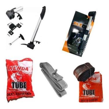 Imagem de Kit Câmara Ar Aro 26x1.90/2.125 Kenda + Bomba Gts Mini-pump Tipo Da Vá