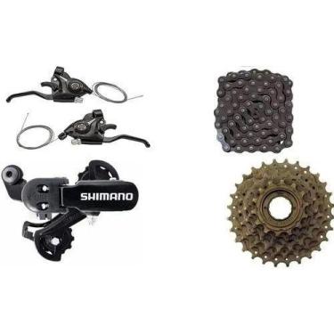 Imagem de  Kit Relação Grupo Shimano Bike 26 E 29 21v Mtb Transmissão, mtb urban