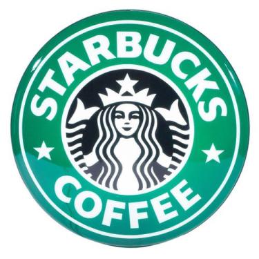 Imagem de Luminoso de Parede Starbucks Coffee Café Cafeteria Retrô Vintage Bar, 