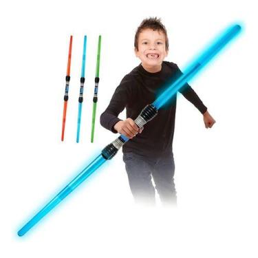Imagem de Espada Dupla Sabre De Luz Som Star Space Wars Guardian Grand - Zoop To
