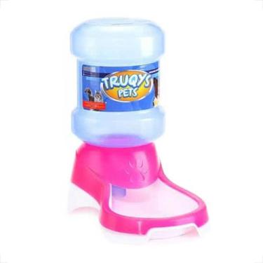 Imagem de Bebedouro Automático Truqys Pets Rosa Galão - 2 Litros