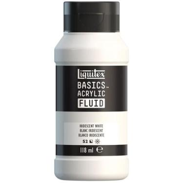 Imagem de Tinta Acrílica Liquitex Basics Fluid 118ml Iridescent White, Fluid