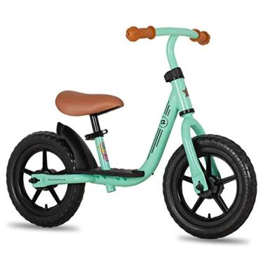 Imagem de JOYSTAR Bicicleta de equilíbrio infantil de 25,4 cm para meninos e meninas com apoio para os pés, bicicletas deslizantes de 25,4 cm, sem pedais, para crianças de 18 meses, 2, 3, 4 anos, presentes de