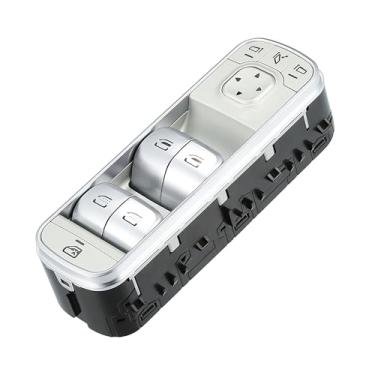 Imagem de X AUTOHAUX Interruptor dianteiro esquerdo do lado do motorista para Mercedes-Benz GLE 350 GLE 450 Interruptor de controle de janela para Mercedes-Benz GLS 580