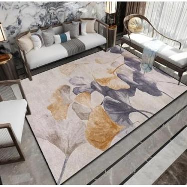 Imagem de Arte Sala de estar Tapete Casa Quarto Cabeceira Moda Tapete Macio Antigo Mesa de Centro Tapete de Pelúcia, SY279, QD, 60x90cm