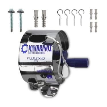 Imagem de Varal Inox Recolhível Retrátil 15 Metros Mandrinox