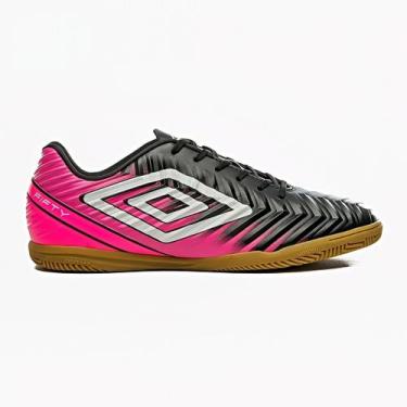 Imagem de Chuteira Futsal Salao Umbro Fifty V Futebol Adulto, Rosa, 43