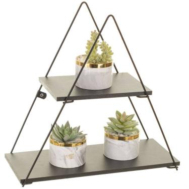 Imagem de Prateleira Geometrica Triangular Preto