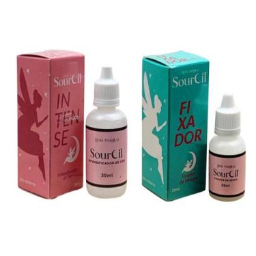 Imagem de Kit Sobrancelha SourCil Intensificador de Cor Henna 30ml e Fixador de 