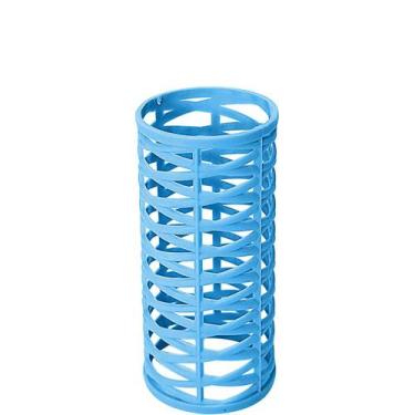 Imagem de Santa Clara - Kit Bobes de Cabelo Sem Capa 23mm Nº 2 Azul (12 Peças)