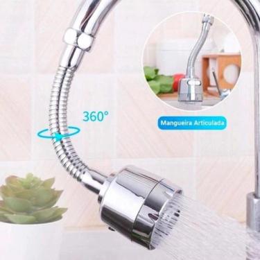 Imagem de Arejador Extensor Torneira Flexível Economiza Água 360 20cm - hOME E m