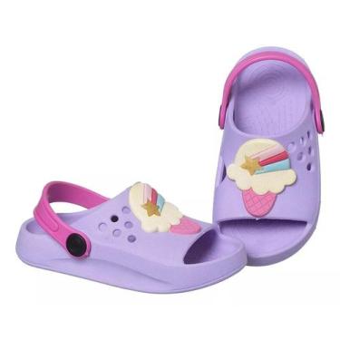 Imagem de Sandália Slide Infantil Papete Babuche Menina Menino Leve Confortável 