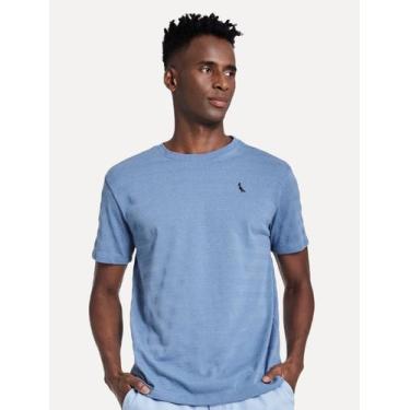 Imagem de Camiseta Reserva Masculina Listra Aragem Maq Azul Jeans, S/P