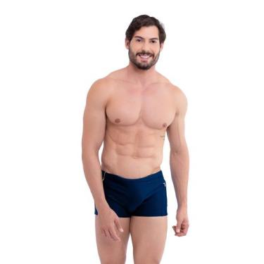 Imagem de Sunga Box Boxer Com Bolso Recorte Lateral Masculino 2024 - HYPE MODAS,