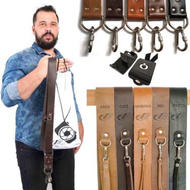 Imagem de Alça Dupla Split Em Couro Legitimo Cameras Dslr Double Strap - dedcase
