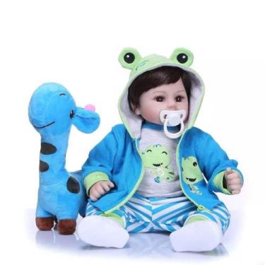 Imagem de Bebê Reborn Menino Realista 100% Silicone 47cm  - Rafael - PRO BABY RE