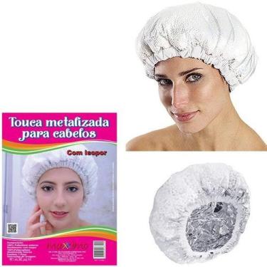 Imagem de Touca termica metalizado prata com isopor - MAXXIMO