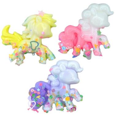 Imagem de  Brinquedo Estica Aperta Puxa Squeeze Unicórnio Sortido - Castela  - C