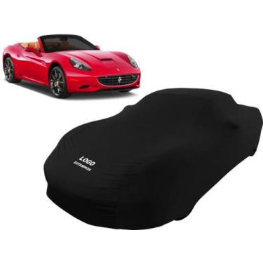 Imagem de Capa De Tecido Cor Azul Proteção Carro Ferrari California - Mz, Preta