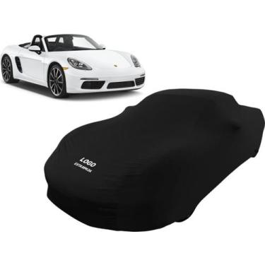 Imagem de Capa De Tecido Macio Para Proteção Carro Porsche Boxster - Mz, Preta