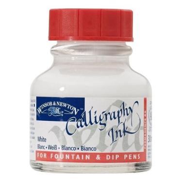 Imagem de Tinta Caligráfica Winsor & Newton Ink White 30ml
