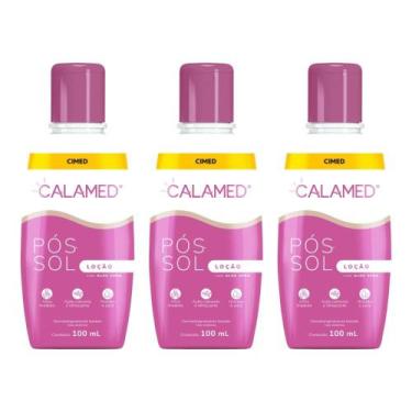 Imagem de Kit Calamed Loção Pós-Sol Com Aloe Vera C/ 3Un De 100ml Cd - CIMED