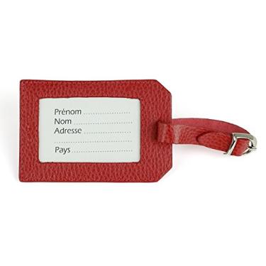 Imagem de Laurige Etiqueta de bagagem, 7 x 10,5 x 0,6 cm, vermelha (G736.03)