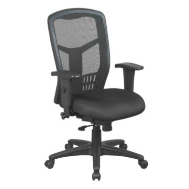 Imagem de Office Star Alta Das Costas Progrent Back Setflex Seat Com Braços Ajustáveis, Bloqueio De 3 Posições De 3 A 1 Controle De Inclinação De Sincronização E Slider De Assento, Cadeira De Gerentes