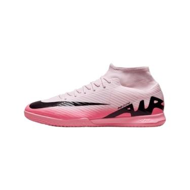 Imagem de Nike Mercurial Superfly 9 Academy IC Tênis de futebol de cano alto (DJ5627-601, espuma rosa/preto) tamanho 42